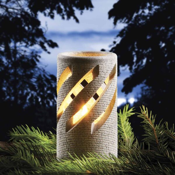 Tulikivist küünlahoidja