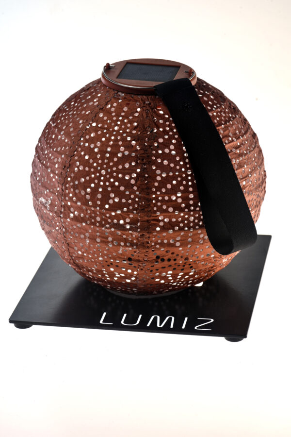 lumiz metallplaat must 20 cm ACCMP20