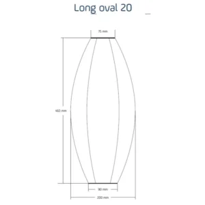 Long Oval Lumiz latern